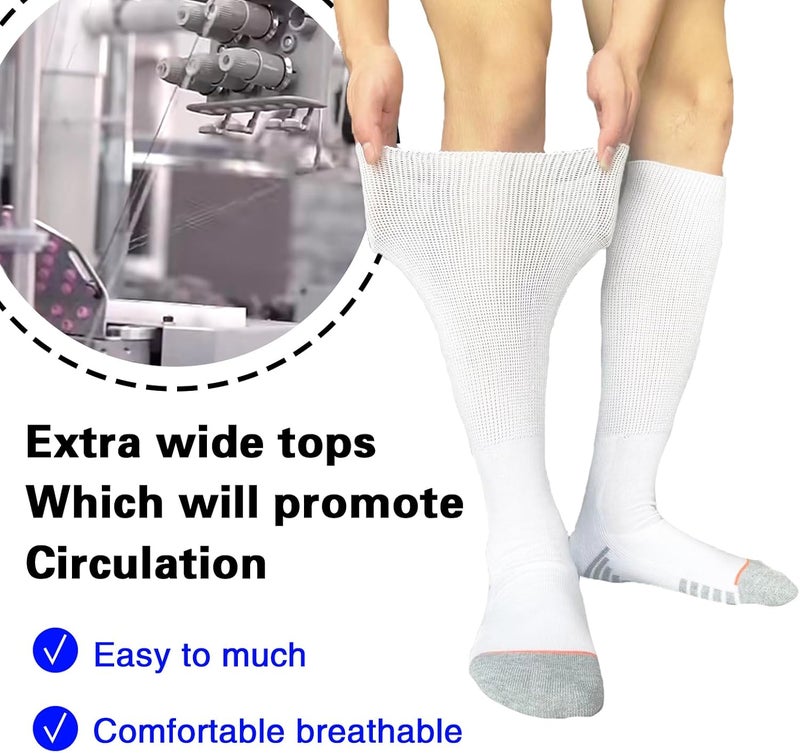 Ioryzek Walking Boot Socks air Cam Walker Cast Socks 2 Pairs Fracture Boot Brace Sock Surgical Orthopedics Sock for Men Women - Image 3